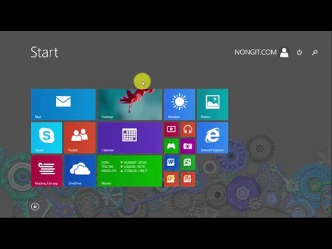 สอนเปลี่ยนพื้นหลังหน้า Start ใน Windows 8.1