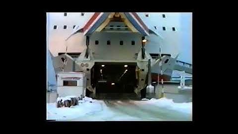 MS Bergen - Fjord Line in Bergen - December 1995