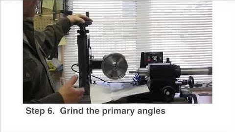 CUTTERMASTER Professional Sharpening a 4 Flute, Center Cutting End Mill   Instructional