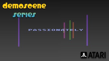ATARI 8-Bit demoscene -  Passionately Music Demo by Gary Gilbertson  (Atari XL/XE )