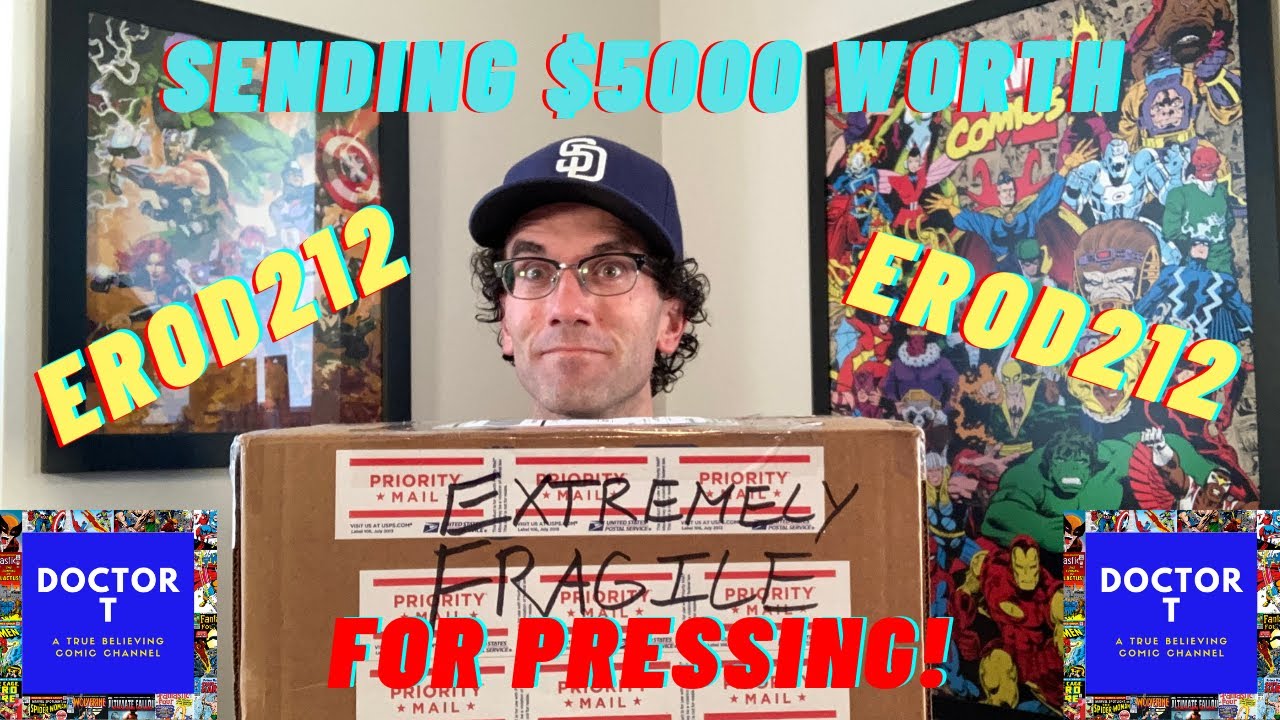 Sending 26 Comic Books for Pressing to EROD212!!!