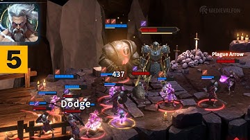 Gods Raid: Team Battle RPG Gameplay Walkthrough Part 5 (iOS, Android)