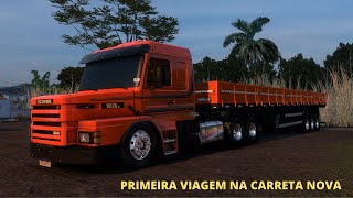 PRIMEIRA VIAGEM NA CARRETA NOVA, 113H TOPLINE. MAPA ELDORADO PRO ETS 2