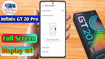 how to full screen display in infinix gt 20 pro | infinix gt 20 pro full screen display setting