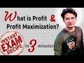 What is Profit &amp; Profit Maximization ? | Formula | Assumption and example | Unbeaten Learning