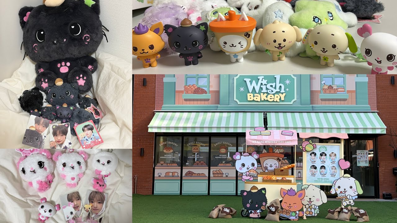 [시즈니 브이로그] 위시 베이커리 팝업🥖🍞👩‍🍳..은 못가고 굿즈만 사는 브이로그 | 엠디 실물 | 랜덤깡 | 위시 피규어 | 포켓 위시돌 | 위시 히퍼