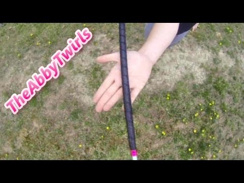 Palm Spin - Novice Baton Twirling - Comment Twirl un Baton - Baton Twirling Tutorial