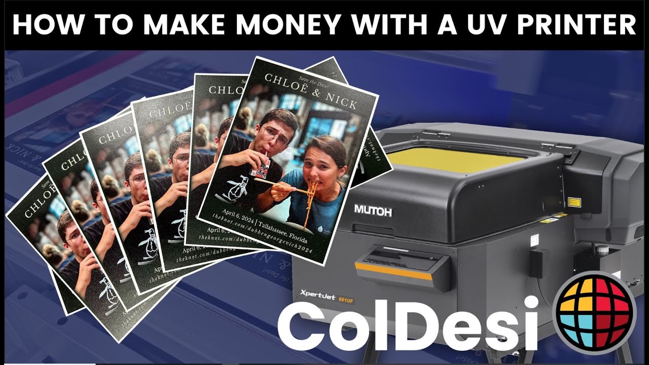 Customizing Save the Date Magnets with a UV Printer