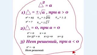 #93 Урок 18. Неполные квадратные уравнения. х2=а. Алгебра 8 класс. Математика. Образование. #93 Урок 18. Неполные квадратные уравнения. х2=а. Алгебра 8 класс. Математика. Образование.