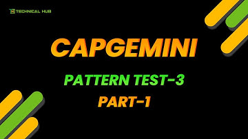 Capgemini Model Test - 3 | Session - 1