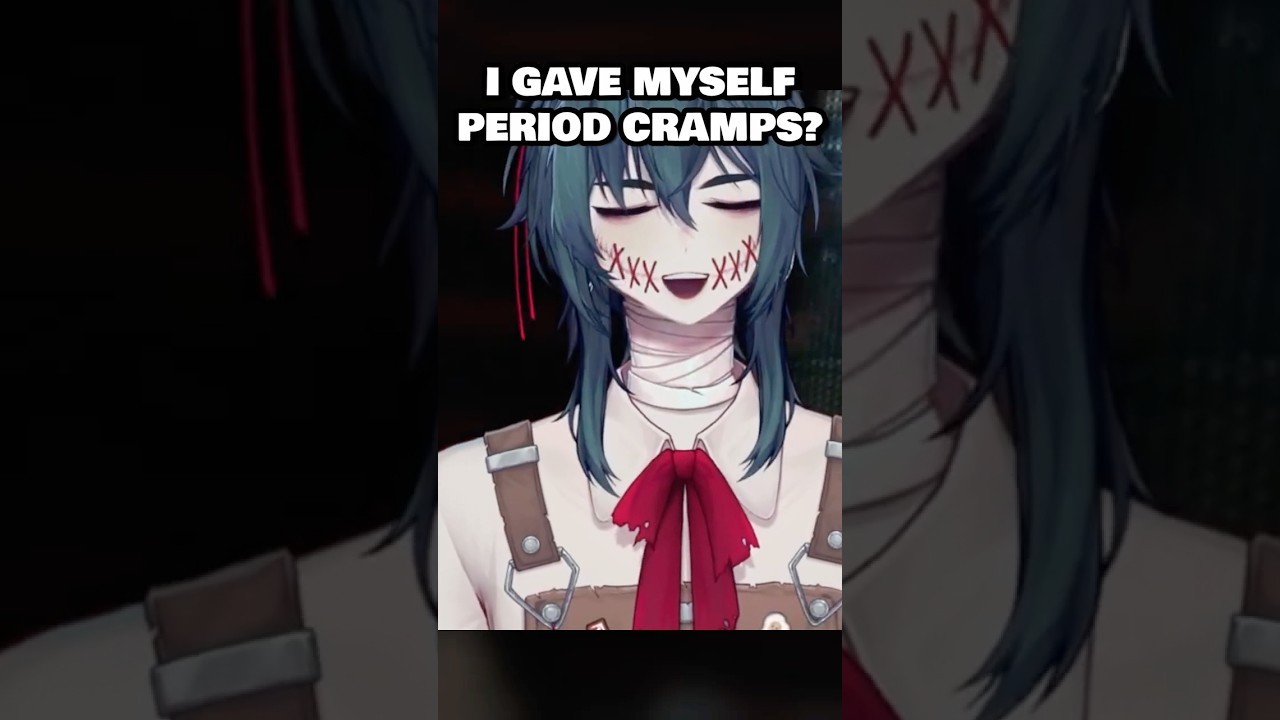 I GAVE MYSELF PERIOD CRAMPS #vtuber