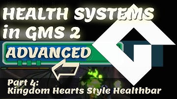 Kingdom Hearts Style Boss Healthbar - GMS2 - ADVANCED - Pt. 4 of Advanced Health Systems Tutorials