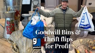 Goodwill Bins and thrift Flips For Profit