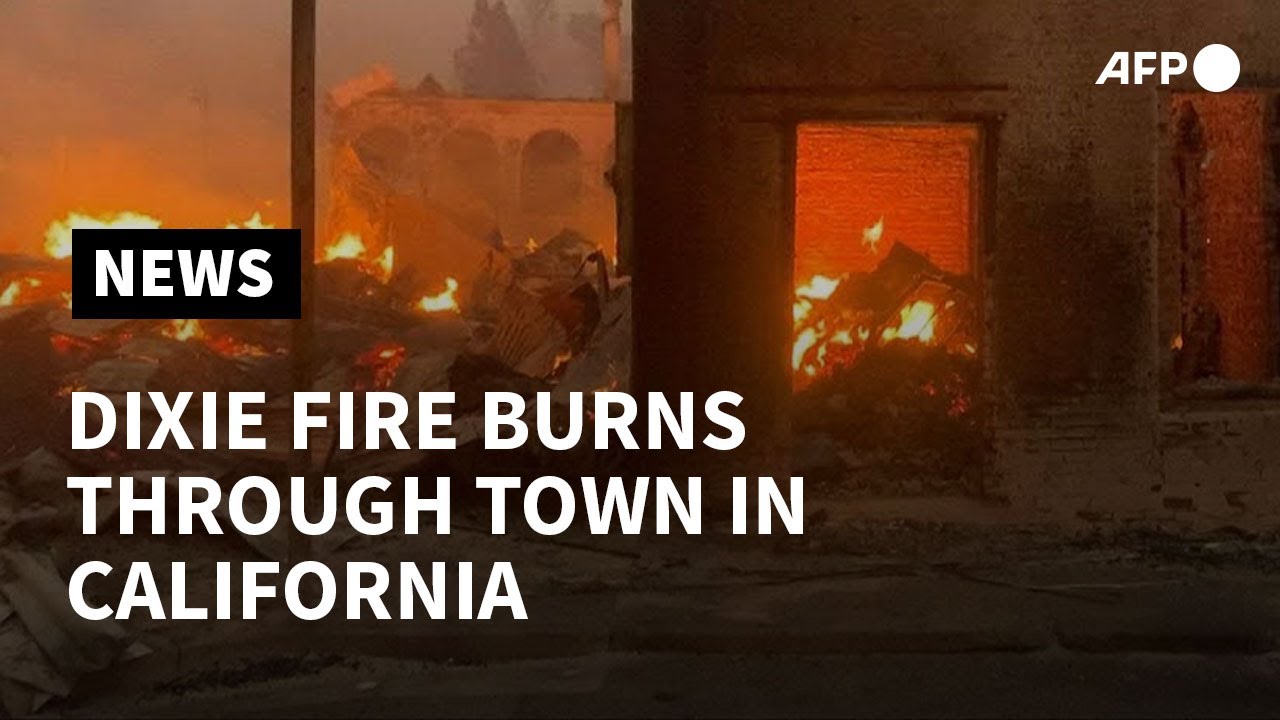 Dixie Fire levels California community as residents flee blaze | AFP