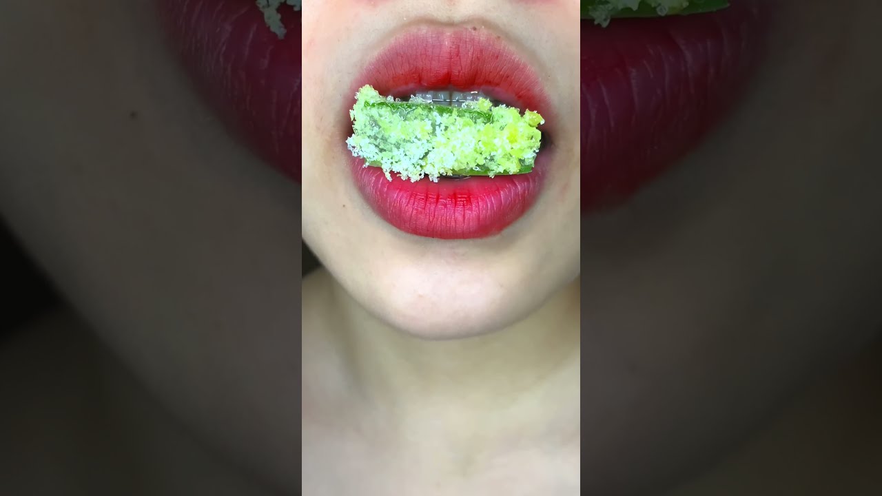 asmr POP ROCKS ALOE VERA eating sounds - YouTube