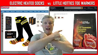 FEET TOE WARMER SHOWDOWN: Heated Socks VS Little Hotties!