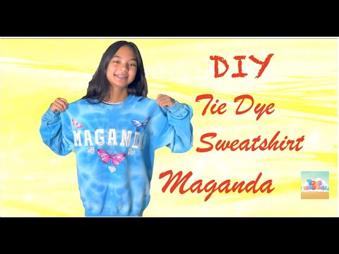 DIY Tie Dye + Iron On Sweatshirt | Toys Academy
