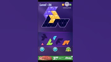 Block triangle puzzle 6Mania level 56