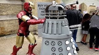 SoMakeIt -  Dalek &amp; Iron Man at Brighton Mini Maker Faire 2014