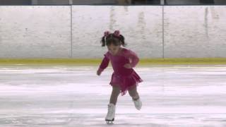 3 yr old Brynn Cartagena magnolia Ice Skate Competition 2014