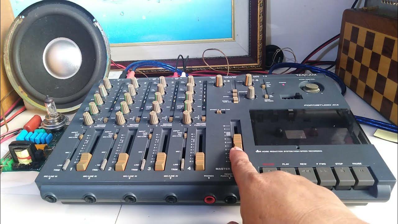 MY VINTAGE 4 TRACKS/MULTITRACKS 8 CHANNEL TASCAM (TEAC) PORTASTUDIO 414