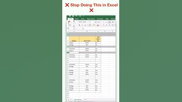 Delete Blank Rows and Columns in Excel in 40 sec with this Shortcut | #excel #shorts #short