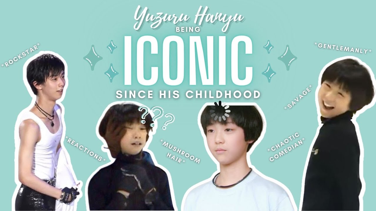 Yuzuru Hanyu being ICONIC since his ✨childhood✨ (羽生結弦)