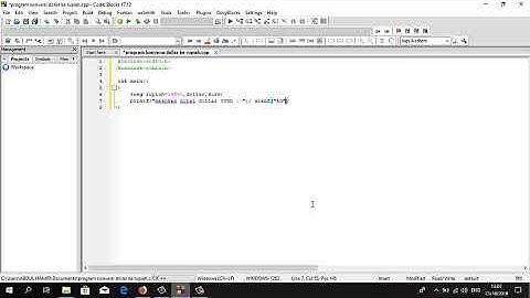 program konversi dollar ke rupiah dengan bahasa c++