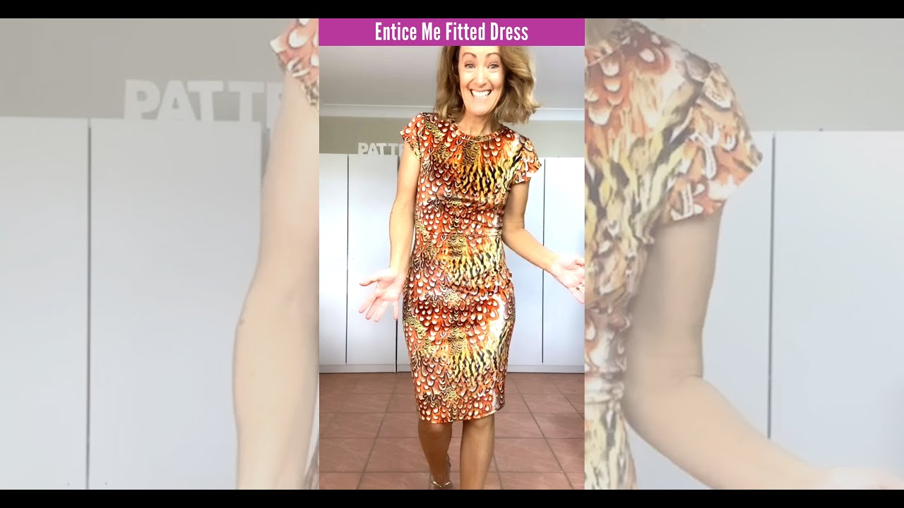 What's In The Pattern  Entice Me Fitted Dress Sewing Pattern 