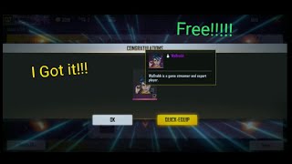 Free Fire - Get New Character WOLFRAHH \