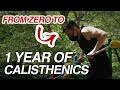 1 Year of Calisthenics - From zero to ??? (HARD WORK!)