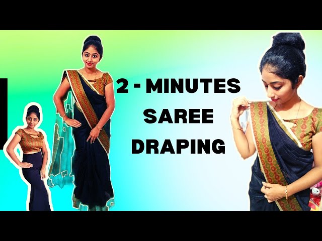 How to Drape Cotton Saree Perfectly in 5 Mins  Easy Saree Draping Tutorial  - video Dailymotion