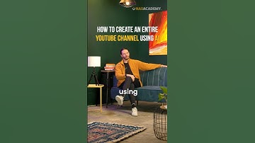 This is how you can create an entire YouTube Channel with #AI