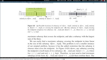 Projeto e Análise de Algoritmos - Divisão e Conquista: subarray de soma máxima
