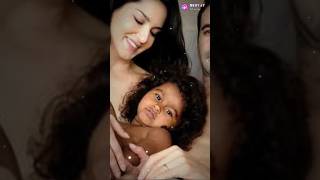 sunny leone with her daughter youtubeshorts shortsviral