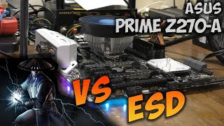 Ремонт Asus Prime Z270-A. Не инициализируется. Постоянно горит светодиод CPU LED.