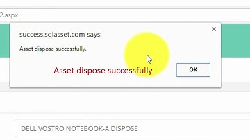 SQL Asset Management System Tutorial 6 Asset Disposal