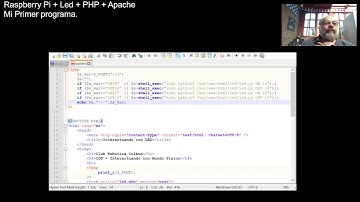 03 - Raspberry PI+led+php+Apache+Python+HTML+CSS