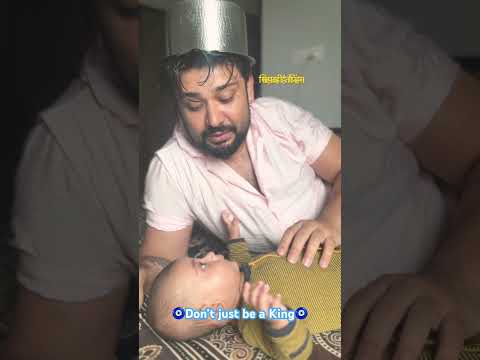 🧿Don’t Just be a King🧿 #papakipari #fatherdaughter #fatherdaughtertime #akashkiaavya #babygirl