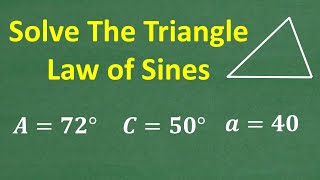 Celebrity Given 2 angles and 1 side of a triangle - use the Law of Sines to find the other angle and sides Wealth