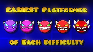 The Easiest Platformer Demons of Each Difficulty in Geometry Dash