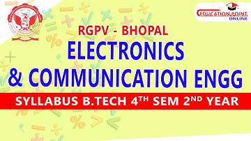RGPV B.Tech Electronics and Communication Engg (EC) 4th Semester Syllabus | Road Map for EC 4th Sem
