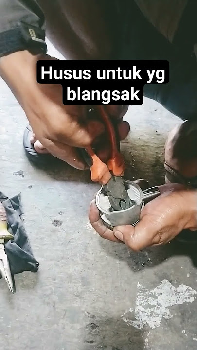 cara buat piston ga ngebul
