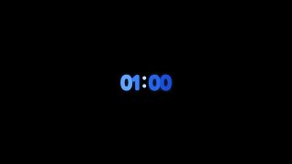 1 Minute Timer ⏳ Calm Focus Countdown · 3 2 1 GO Start #Shorts