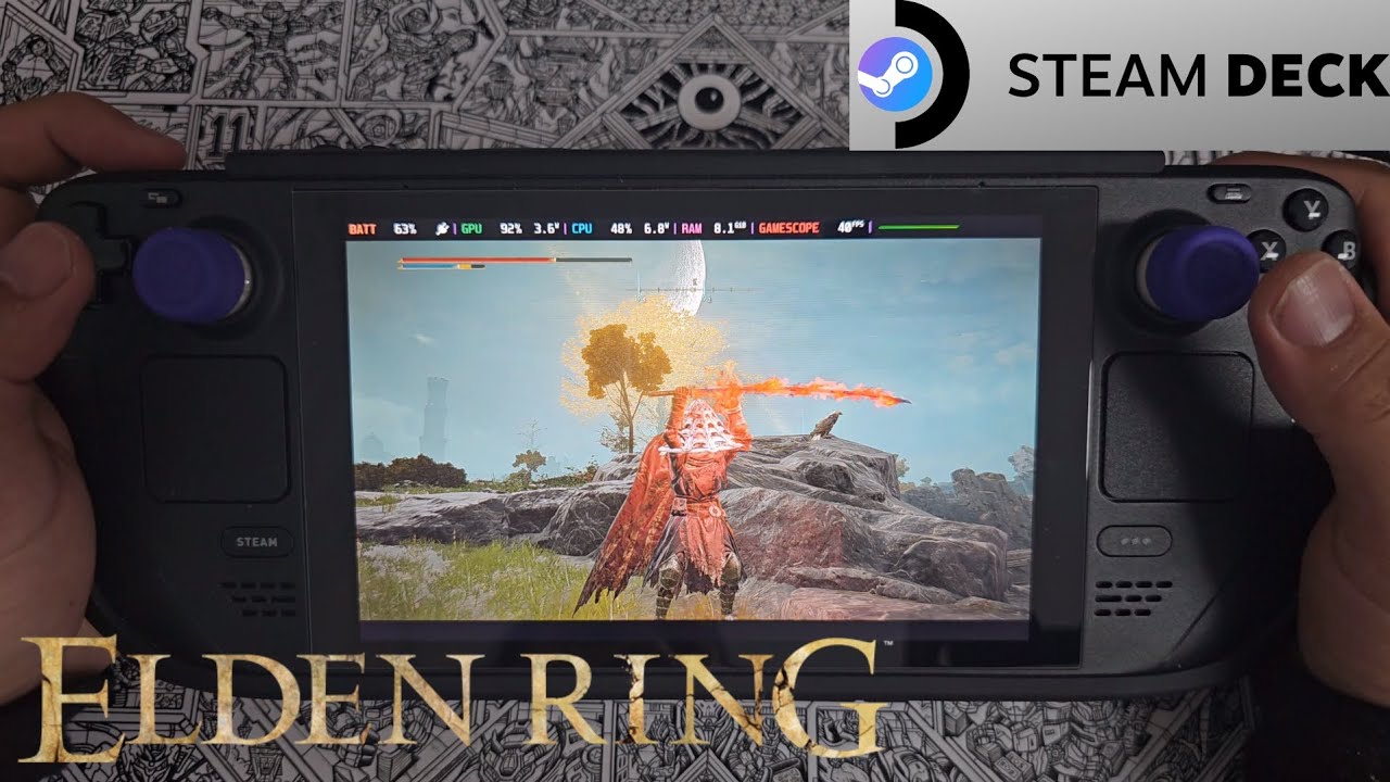 Elden Ring gameplay on Steam Deck 40FPS? YouTube