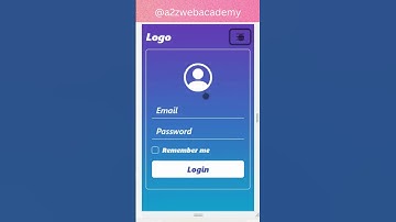 Responsive Bootstrap Login Form | Sign in Form Short | Web development & Design |@a2zwebacademy