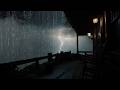 Cozy Cabin In Misty Forest With Rain Sound And Thunder For Ultimate Relaxation