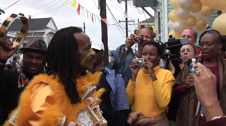 Mardi Gras Indian, New Orleans after Katrina, Darr...
