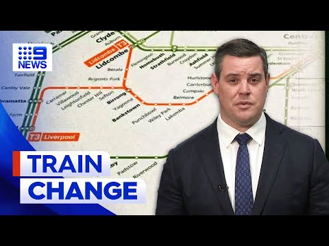 T3 Bankstown line to be shut for 12 months from middle of next year | 9 News Australia