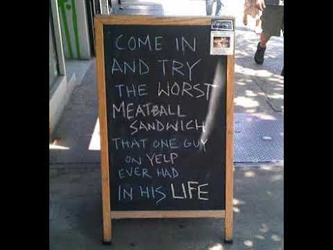 Witty Restaurant Outdoor Sandwich Boards! Witty Restaurant Outdoor Sandwich Boards!